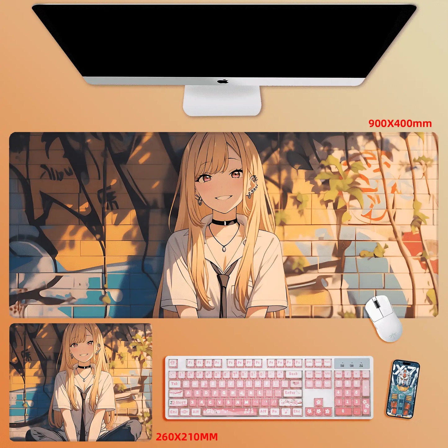 Gamelife The dressing doll falls in love Anime Mouse Pad