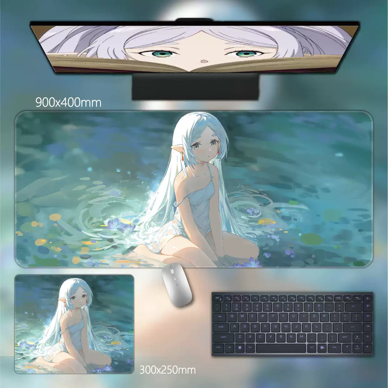 Gamelife Frieren Anime Mouse Pad-Contains 15 items