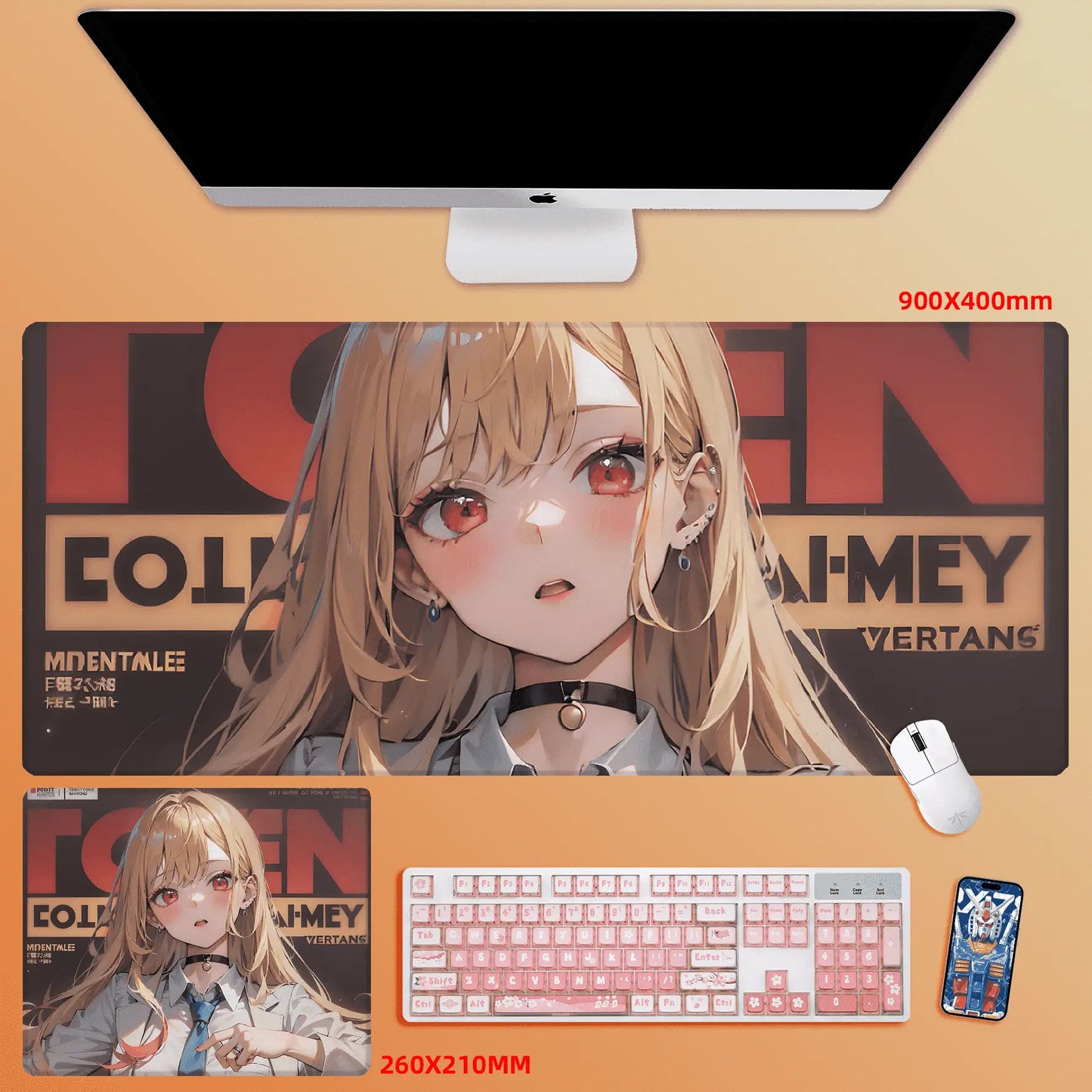 Gamelife The dressing doll falls in love Anime Mouse Pad