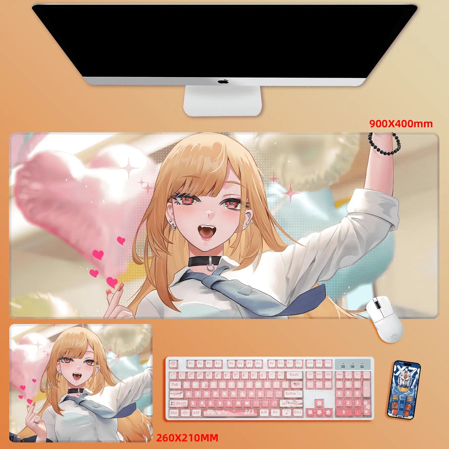 Gamelife The dressing doll falls in love Anime Mouse Pad
