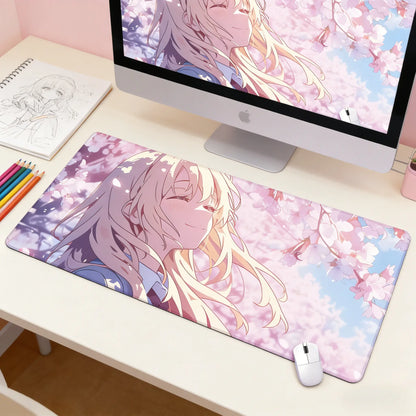 Gamelife Cherry Blossom Character Close-up Anime Mouse Pad-Contains 15 items
