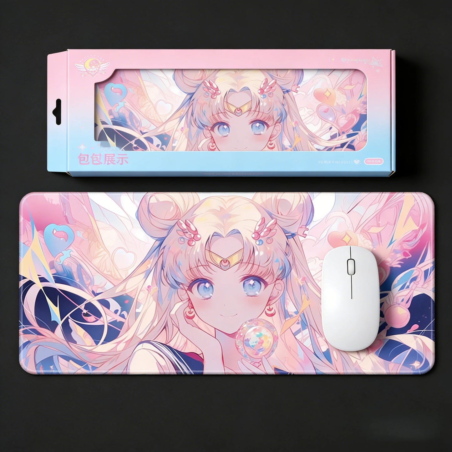 Gamelife Sailor Moon Mouse Pad - Extra Large Sailor Moon Anime Pink