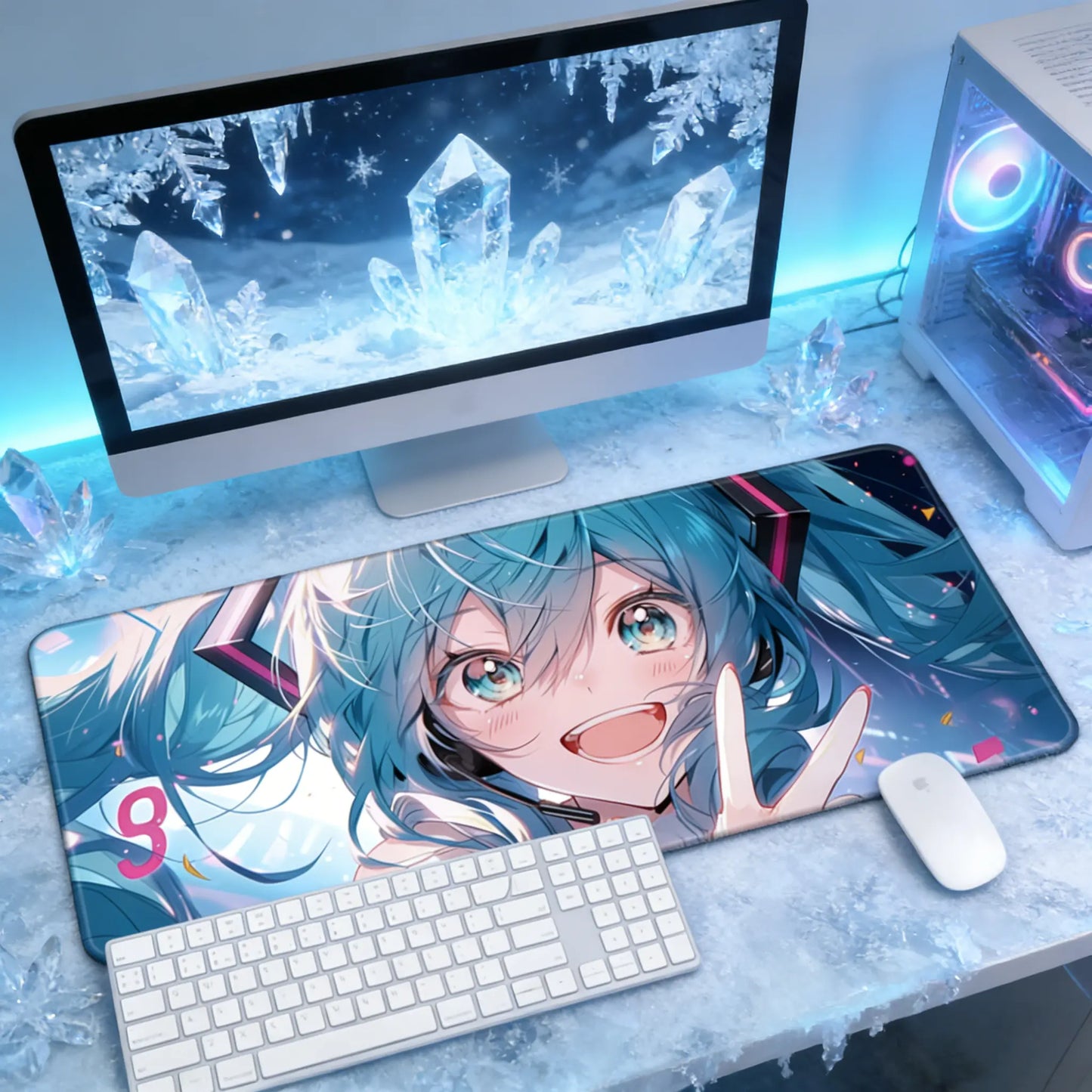 Gamelife Original Hatsune Miku Mouse Pad-Contains 10 items