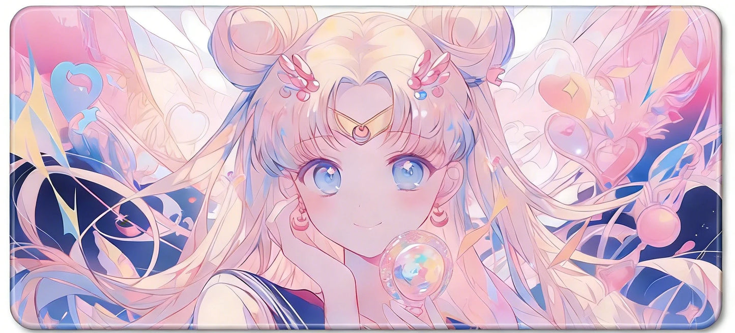 Gamelife Sailor Moon Mouse Pad - Extra Large Sailor Moon Anime Pink