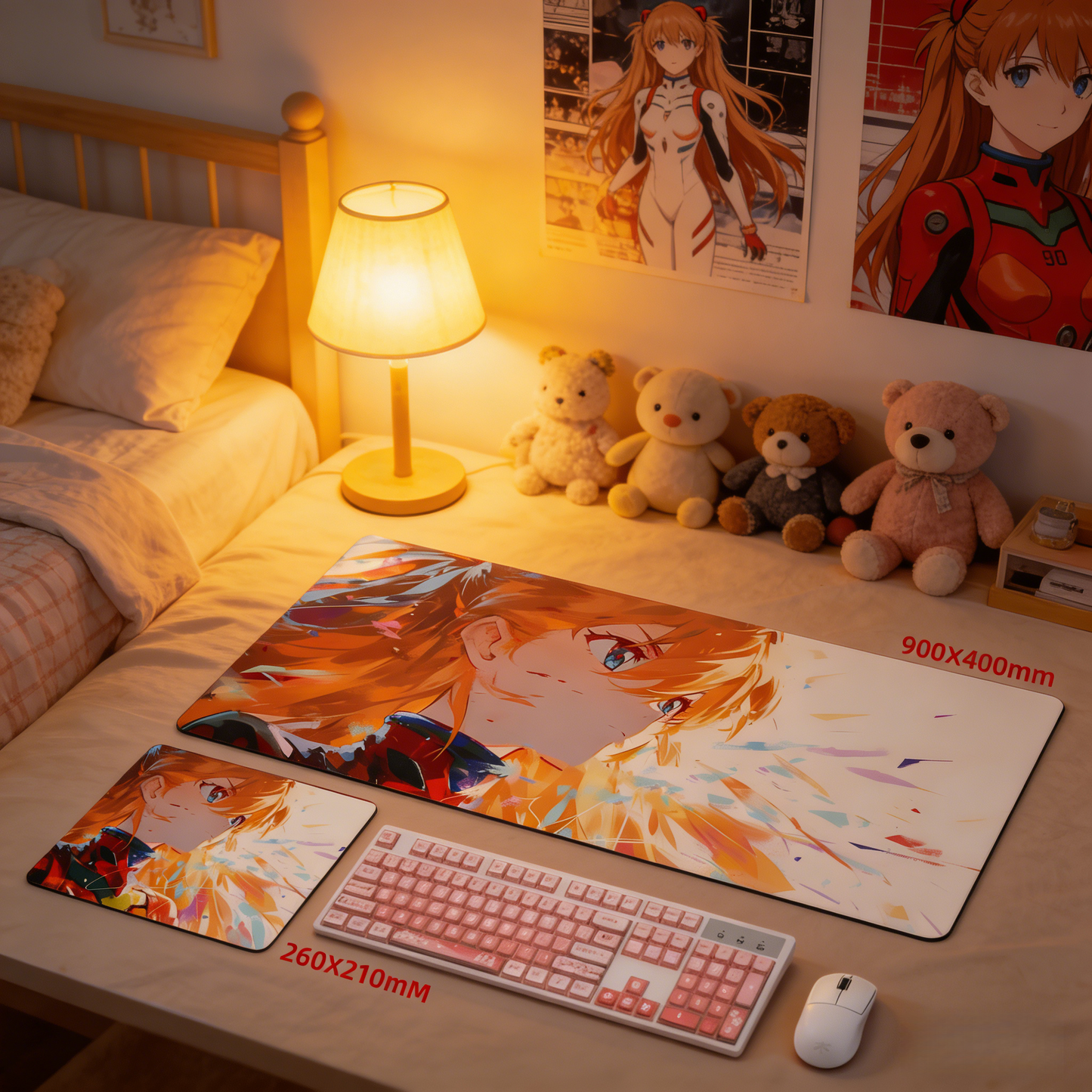 Gamelife Asuka close-up Anime Mouse Pad-Contains 15 items