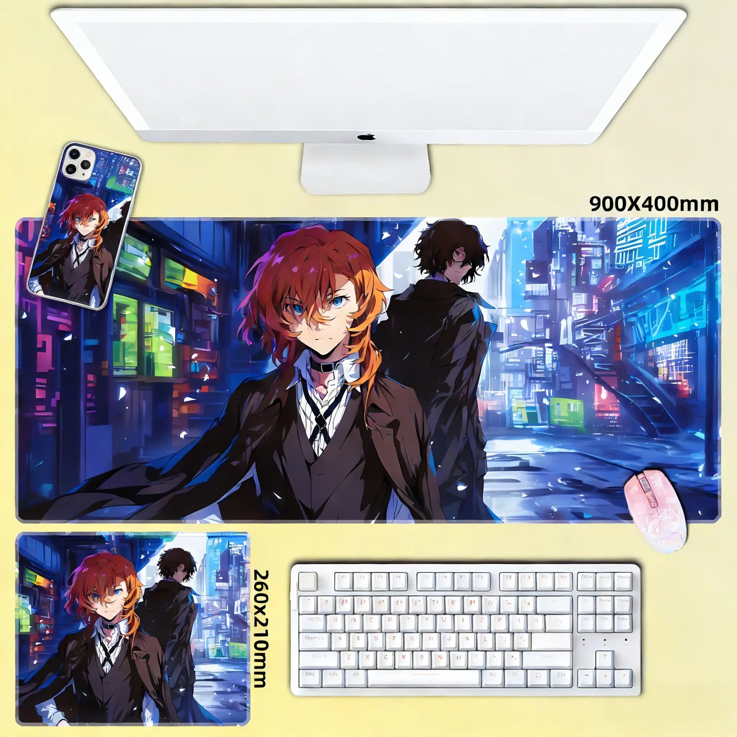 Gamelife No Longer Human Anime Mouse Pad-Contains 15 items