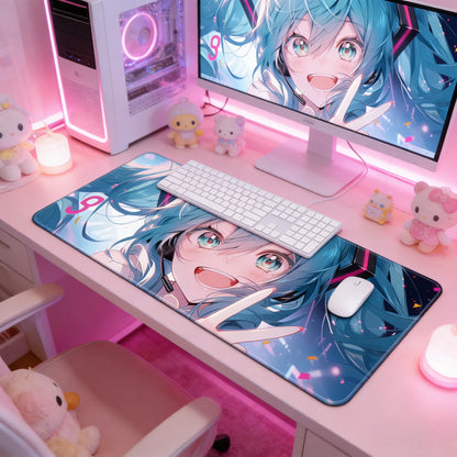 Gamelife Original Hatsune Miku Mouse Pad-Contains 10 items