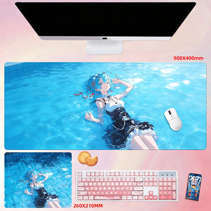 Gamelife Swimsuit Asuka Anime Mouse Pad-Contains 15 items
