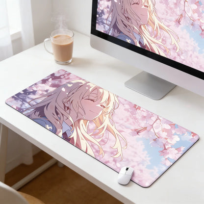 Gamelife Cherry Blossom Character Close-up Anime Mouse Pad-Contains 15 items
