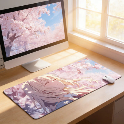 Gamelife Cherry Blossom Character Close-up Anime Mouse Pad-Contains 15 items
