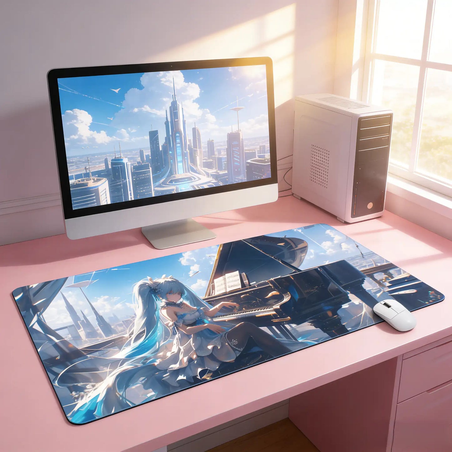 Gamelife Hatsune Miku Anime Mouse Pad-Contains 15 items