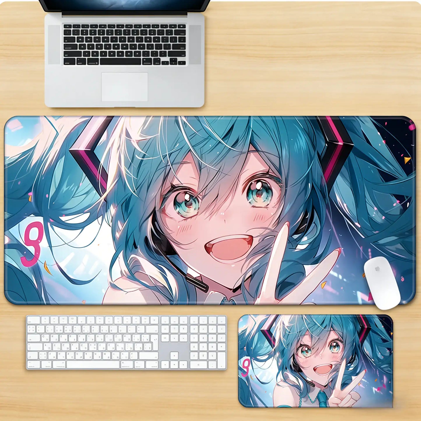 Gamelife Original Hatsune Miku Mouse Pad-Contains 10 items
