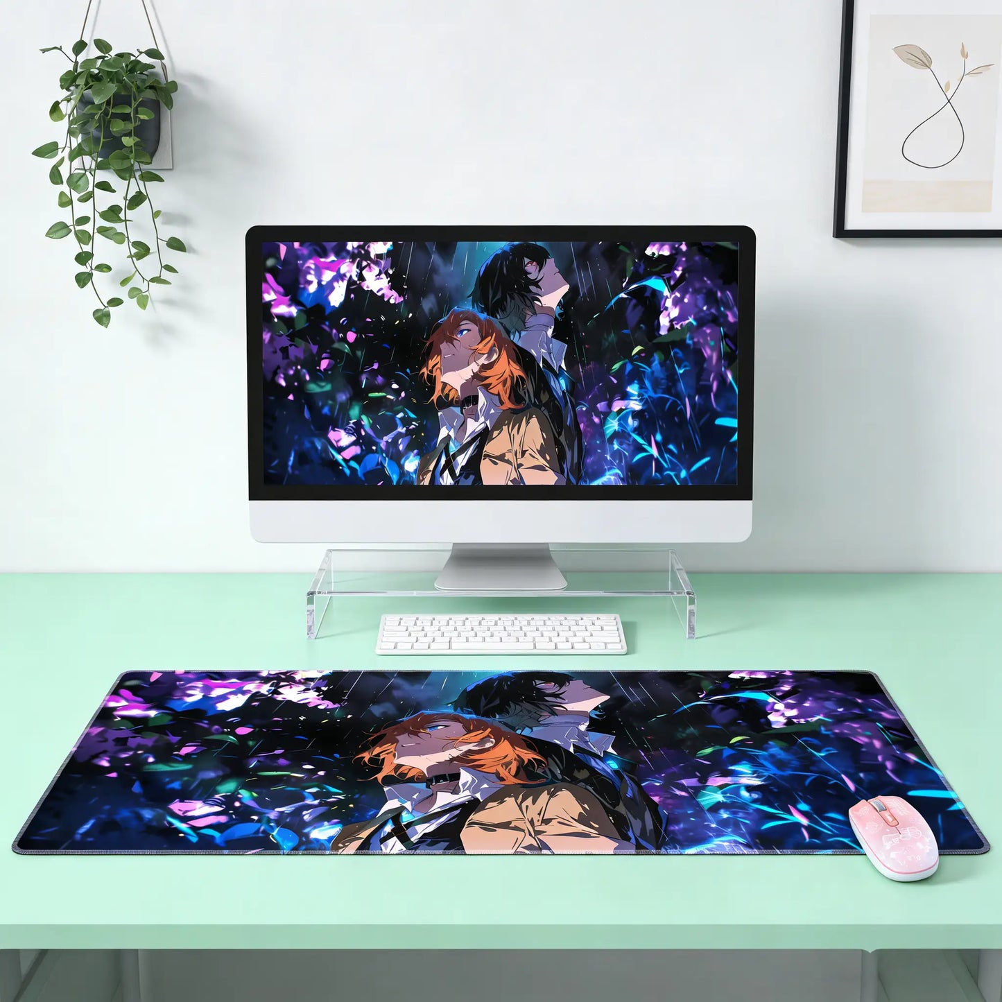 Gamelife No Longer Human Anime Mouse Pad-Contains 15 items