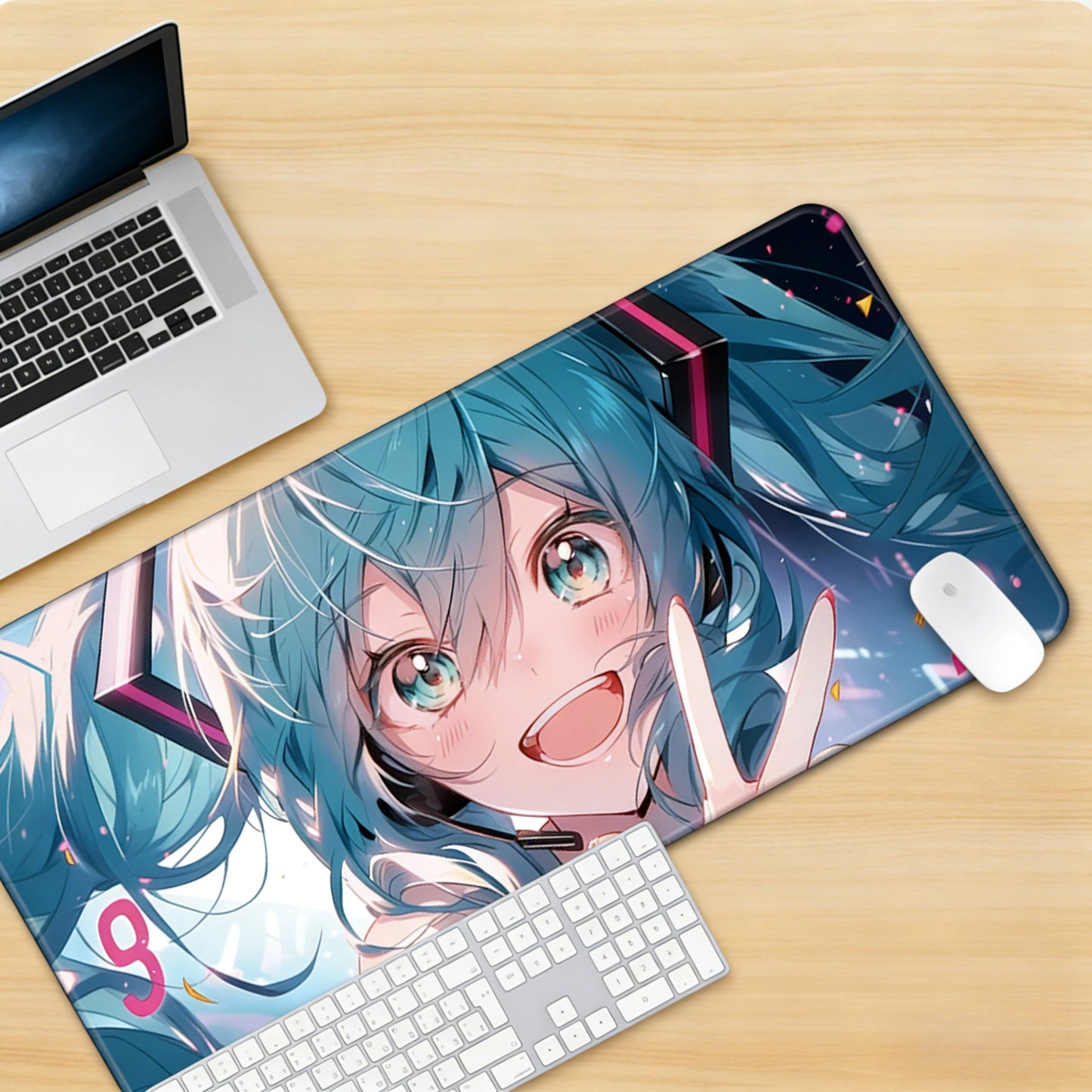 Gamelife Original Hatsune Miku Mouse Pad-Contains 10 items