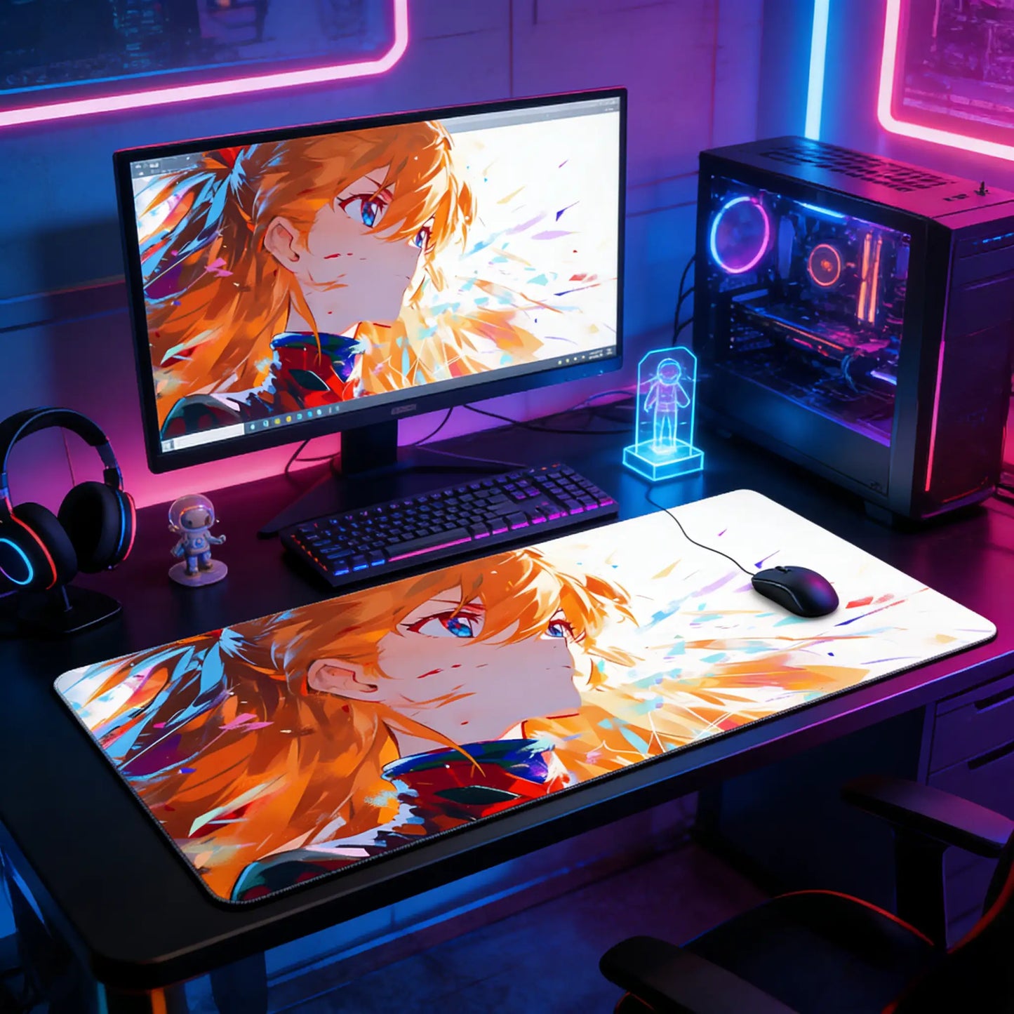 Gamelife Asuka close-up Anime Mouse Pad-Contains 15 items