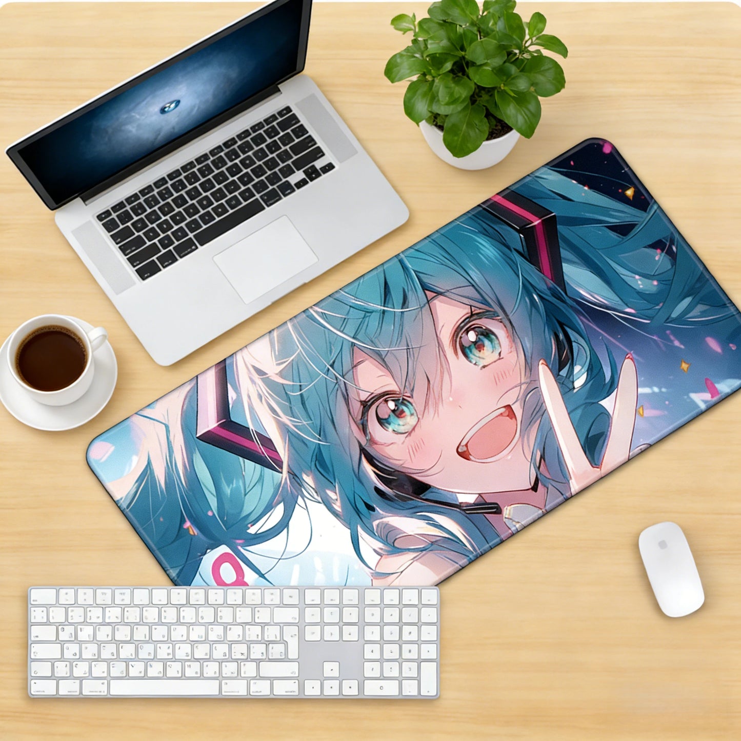 Gamelife Original Hatsune Miku Mouse Pad-Contains 10 items