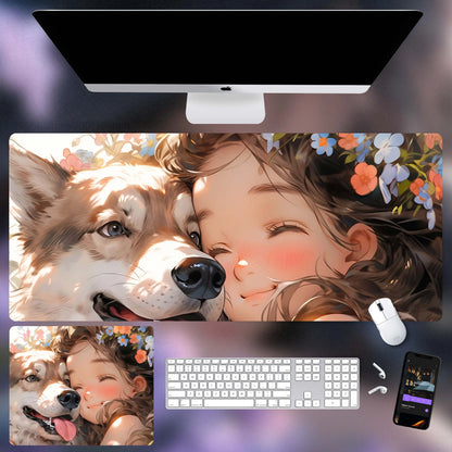 Gamelife Close-up of the girl Anime Mouse Pad-Contains 15 items