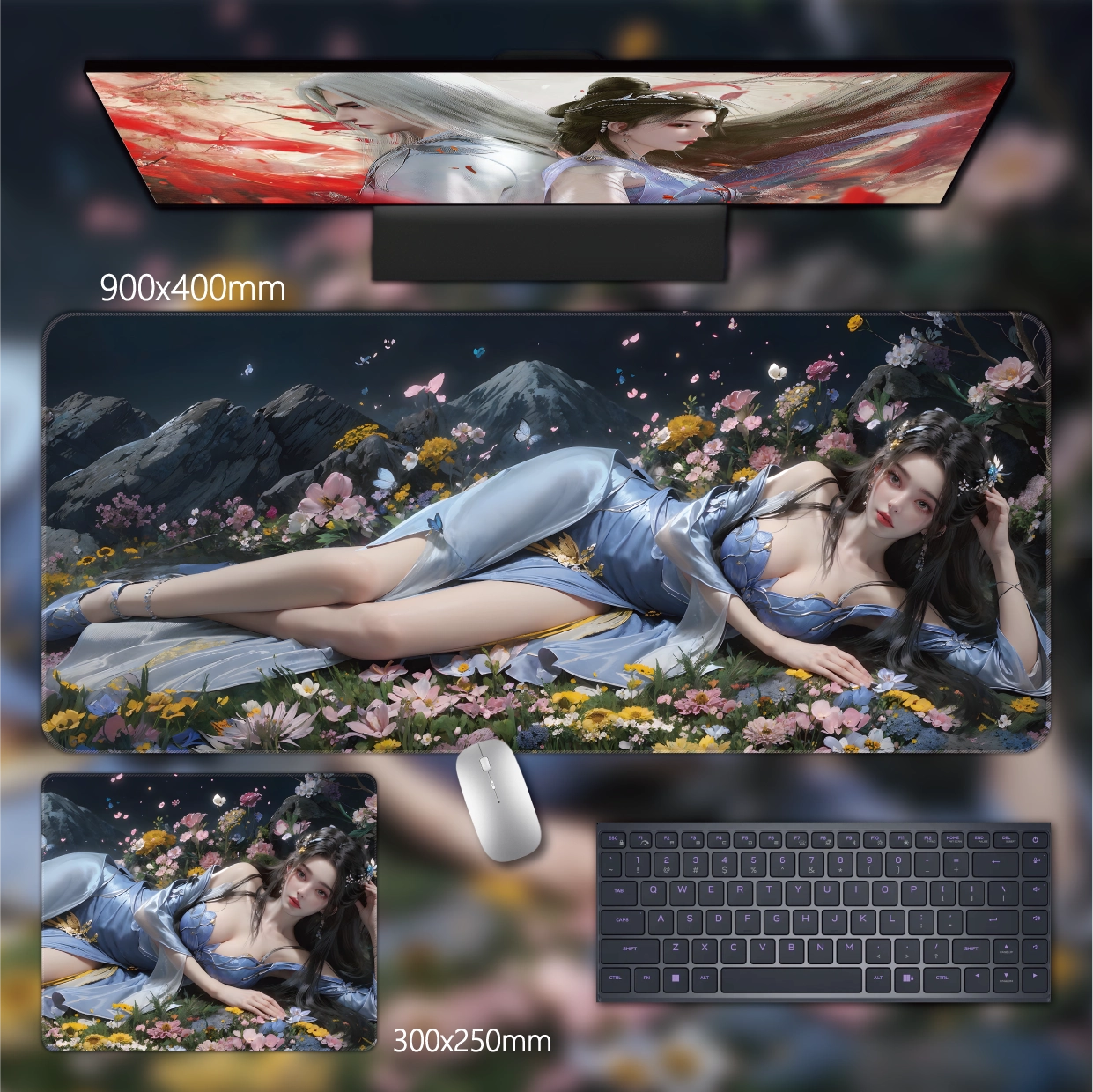 Gamelife  Beautiful immortal woman Anime Mouse Pad-Contains 15 items