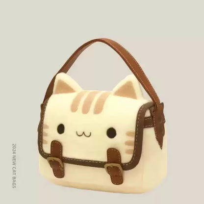 Gamelife Cat Small Square Bag-Creative and Cute Student All-match Clutch Bag