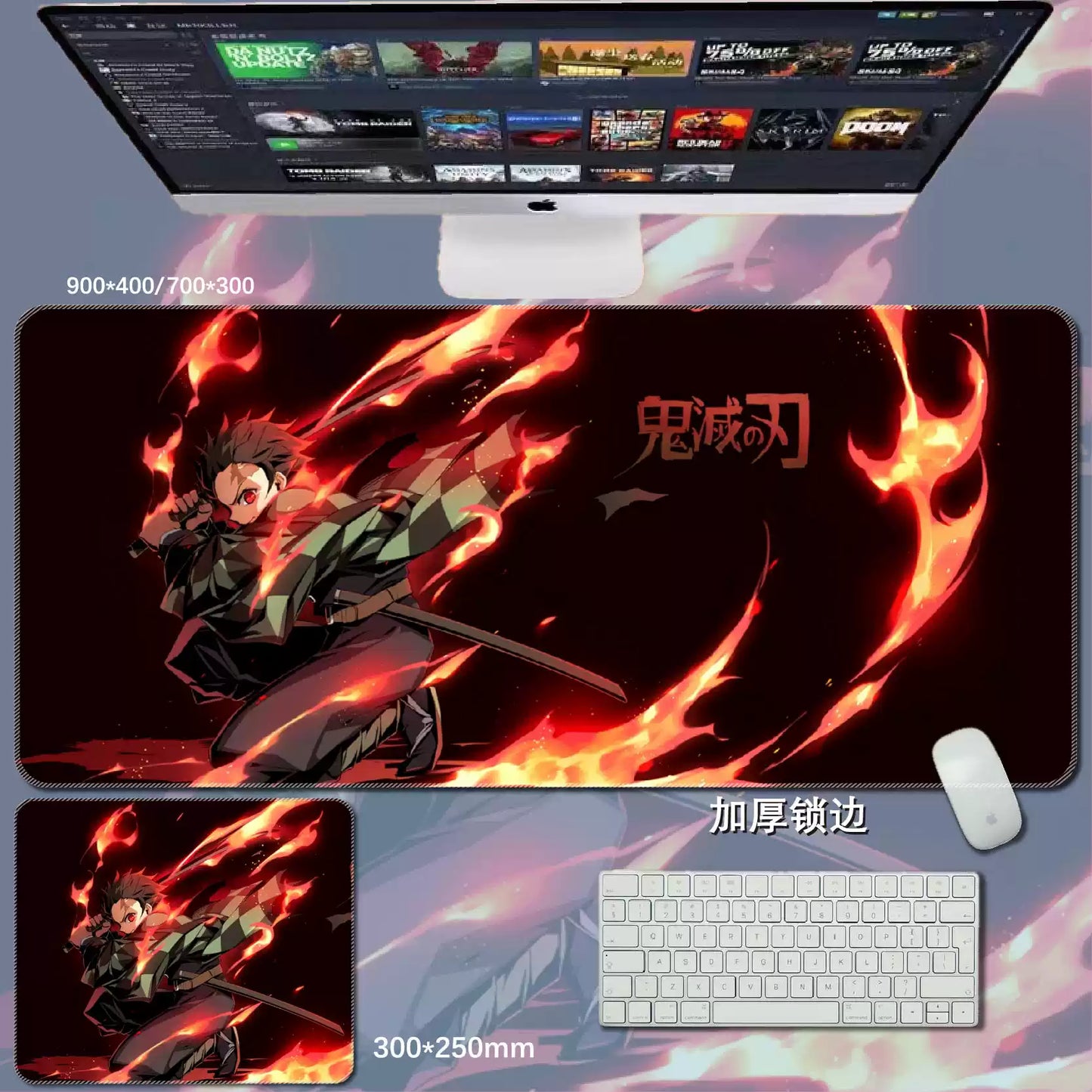 Gamelife  Demon Slayer Anime Mouse Pad-Contains 15 items
