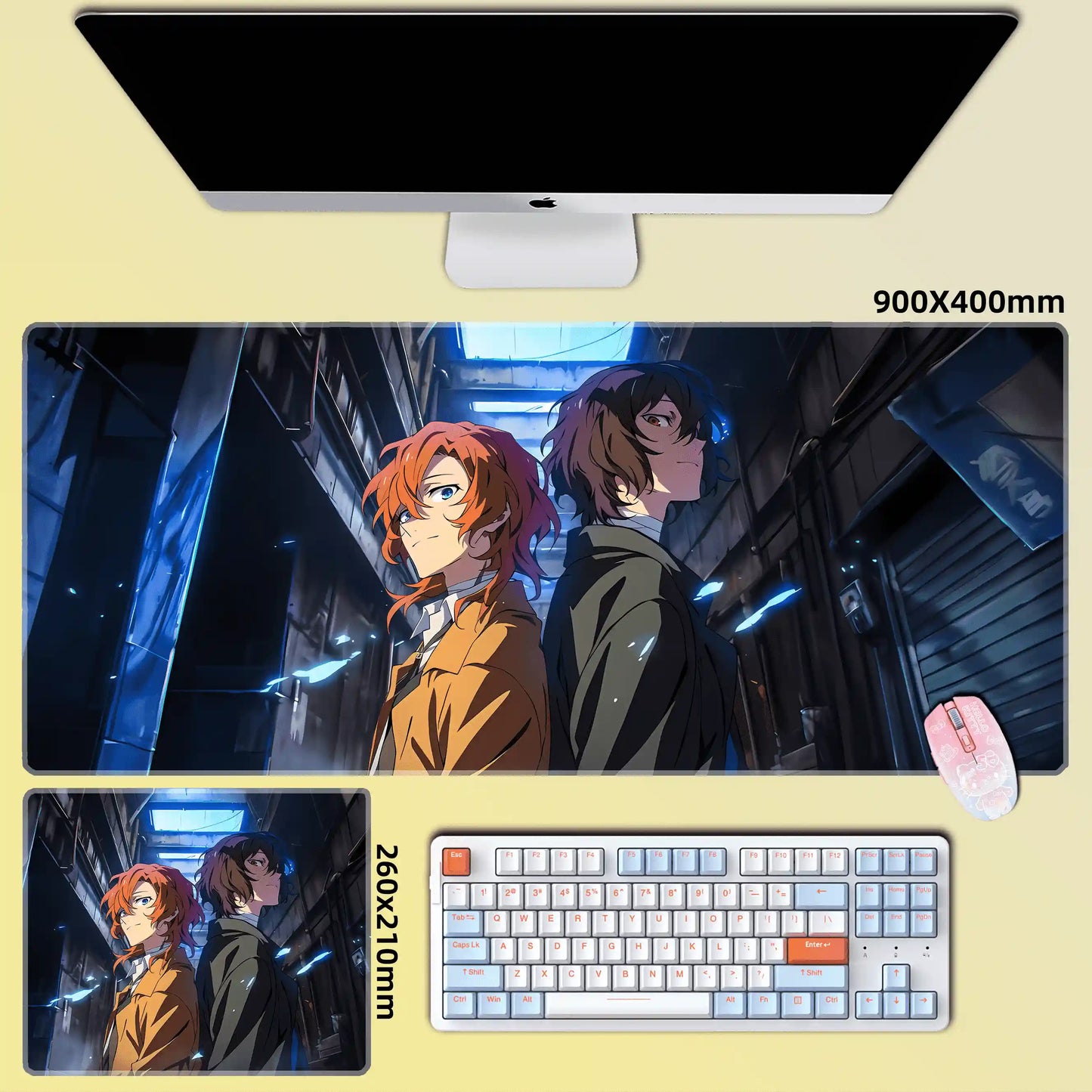 Gamelife No Longer Human Anime Mouse Pad-Contains 15 items