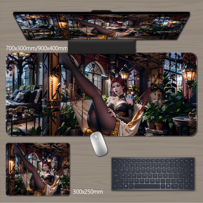 Gamelife  3D beauty Anime Mouse Pad-Contains 15 items