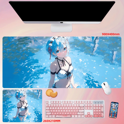 Gamelife Swimsuit Asuka Anime Mouse Pad-Contains 15 items