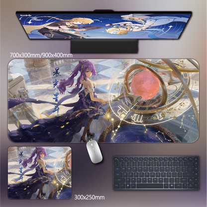 Gamelife  Genshin Keqing Anime Mouse Pad-Contains 15 items