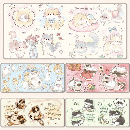 Gamelife Cute and unique cats Mouse Pad-Contains 15 items