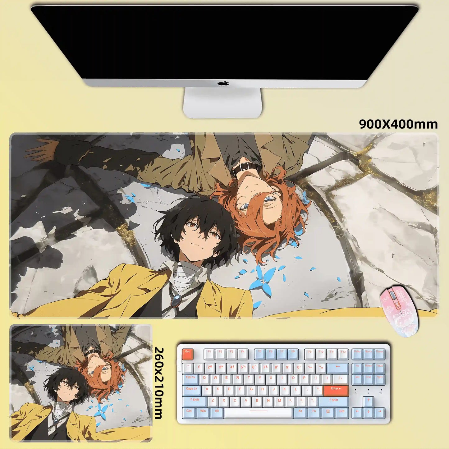 Gamelife No Longer Human Anime Mouse Pad-Contains 15 items