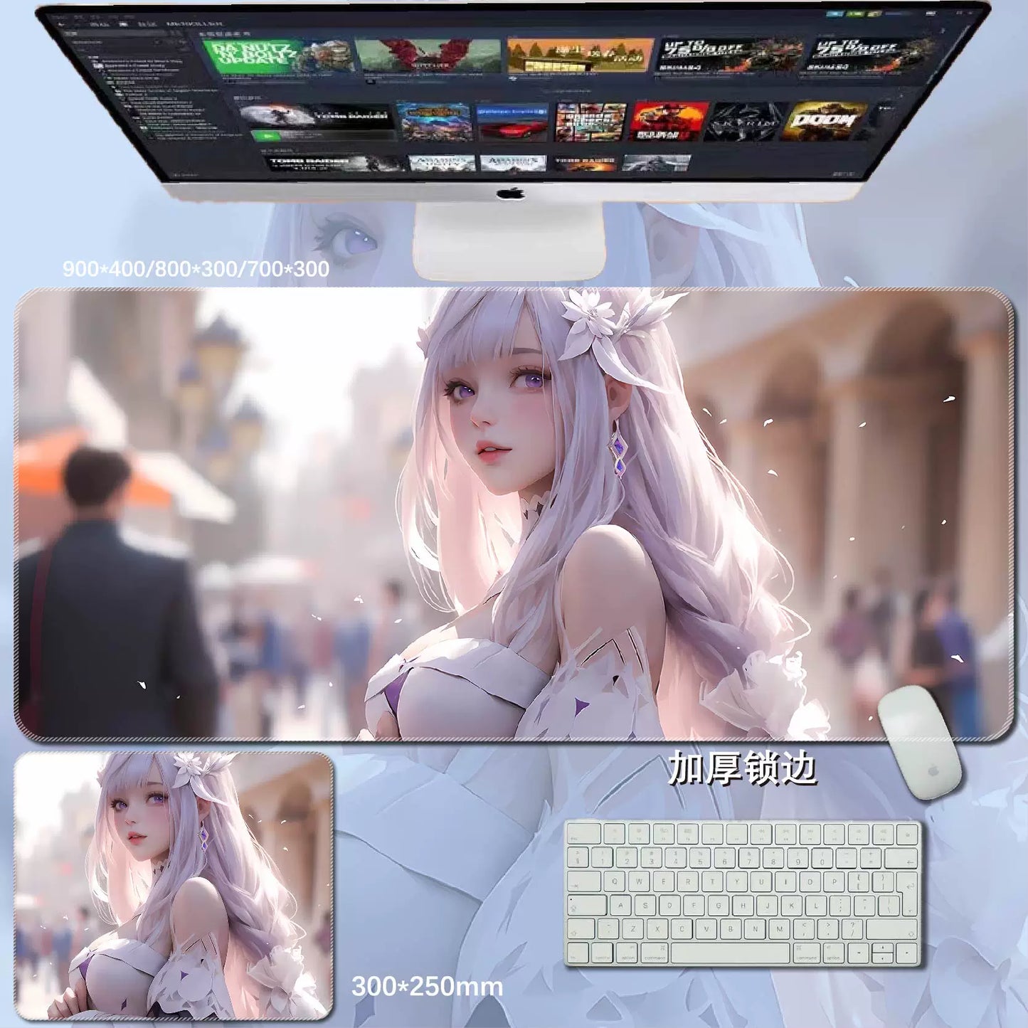 Gamelife  Anime beauties Anime  Girl Mouse Pad-Contains 15 items