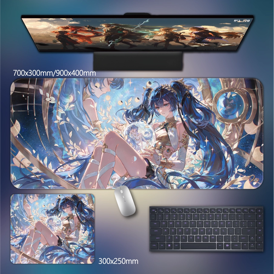 Gamelife  Genshin Girl Anime Mouse Pad-Contains 15 items