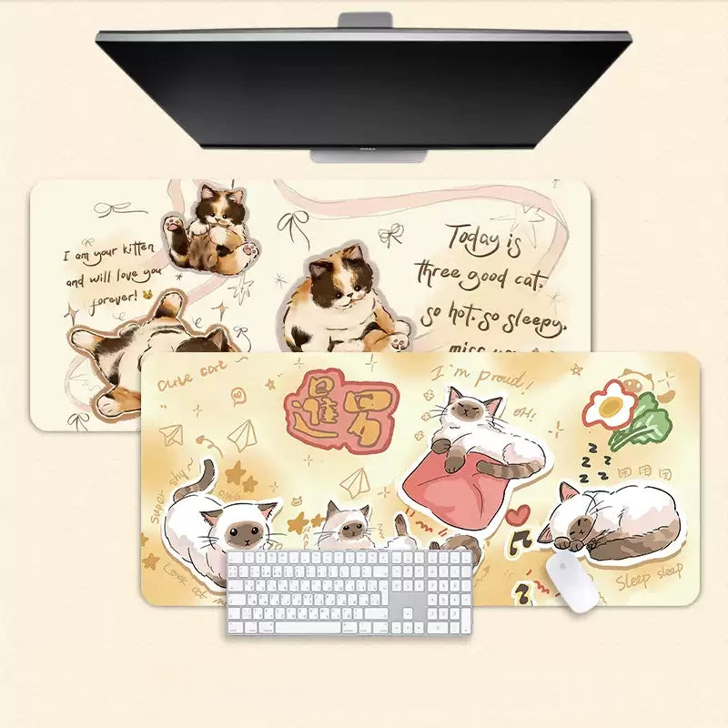 Gamelife Cute and unique cats Mouse Pad-Contains 15 items