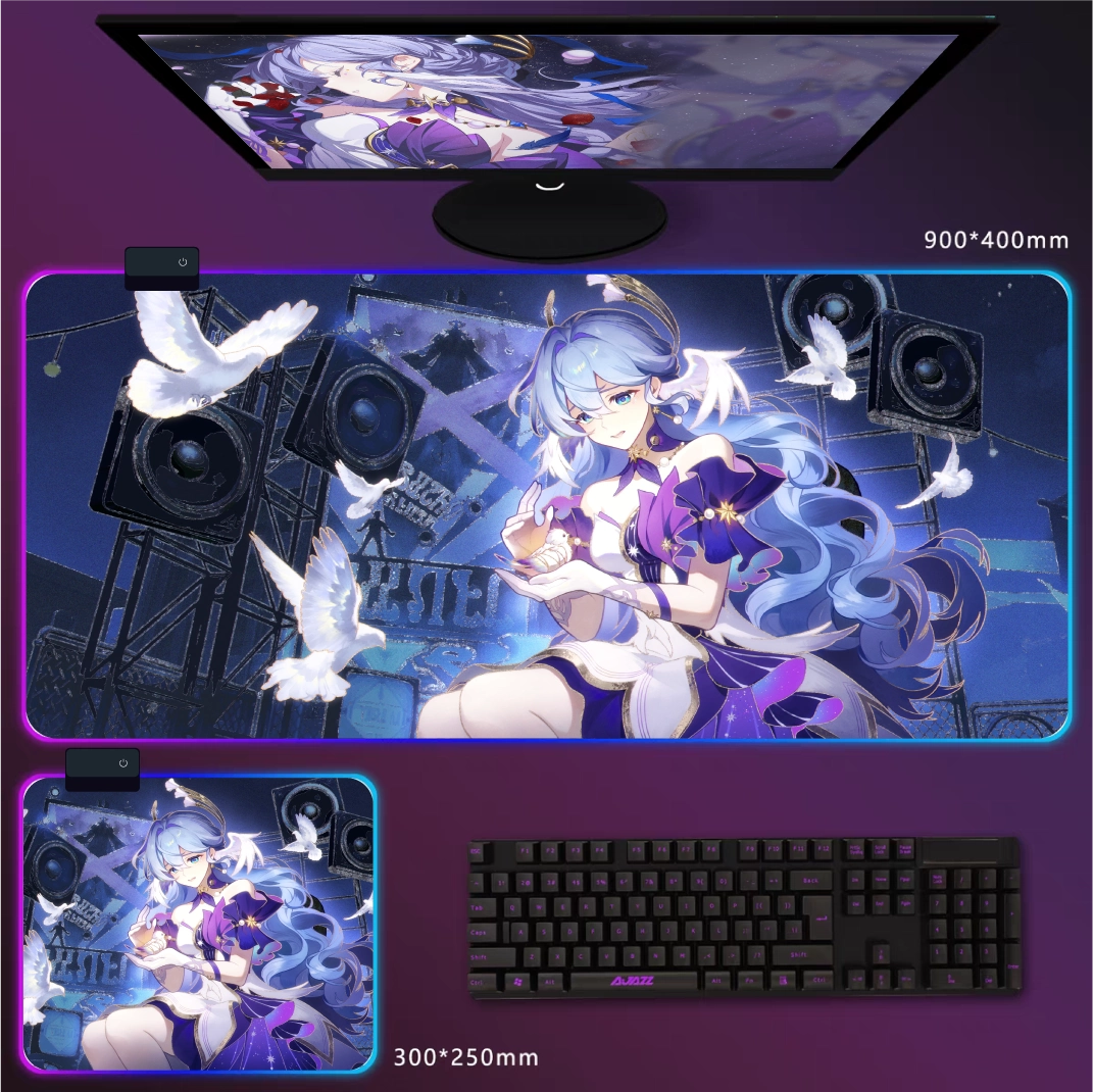 Gamelife  Genshin Impact girl Anime Mouse Pad-Contains 15 items