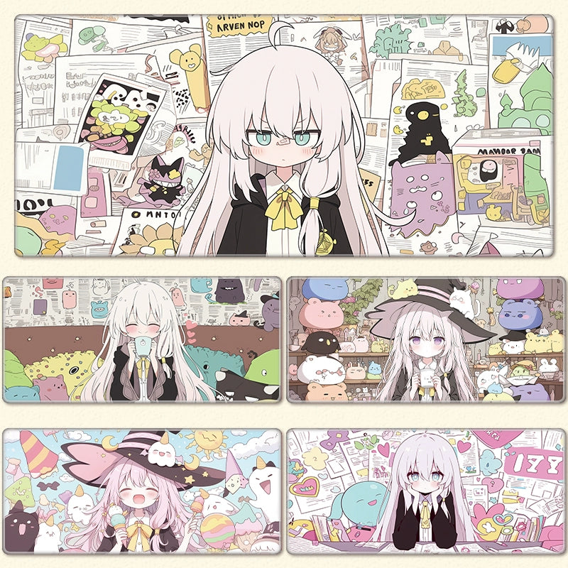 Gamelife Cute Little Witch Mouse Pad-Contains 15 items
