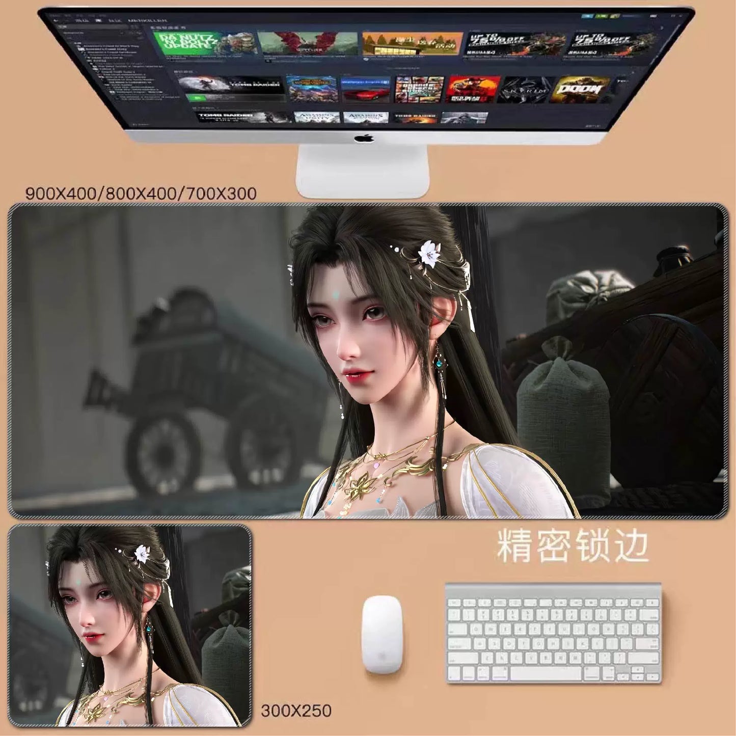 Gamelife  Perfect World Anime Mouse Pad-Contains 15 items
