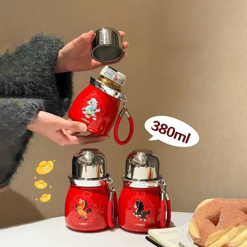 Gamelife Blessed Horse Cute Water Bottle