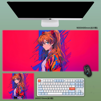 Gamelife Asuka Anime Mouse Pad-Contains 15 items