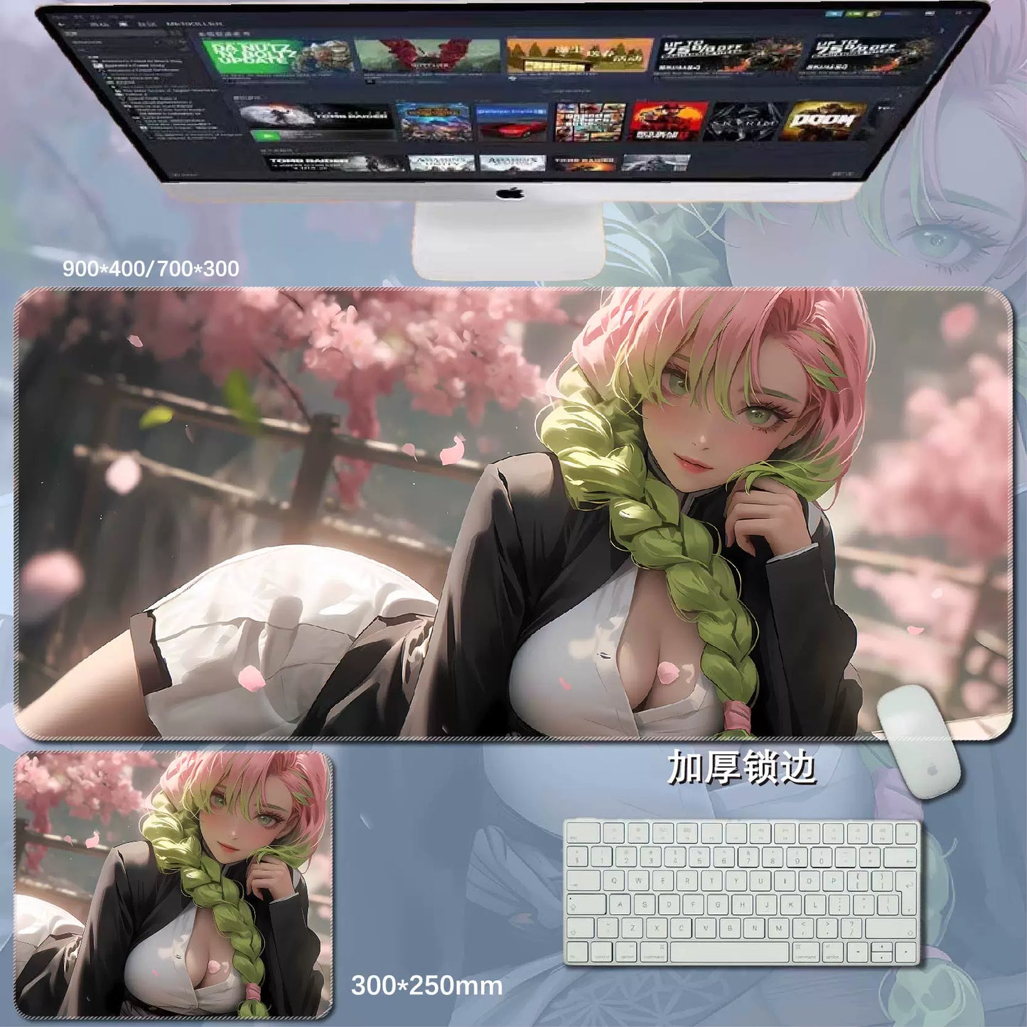 Gamelife  Demon Slayer Anime Mouse Pad-Contains 15 items