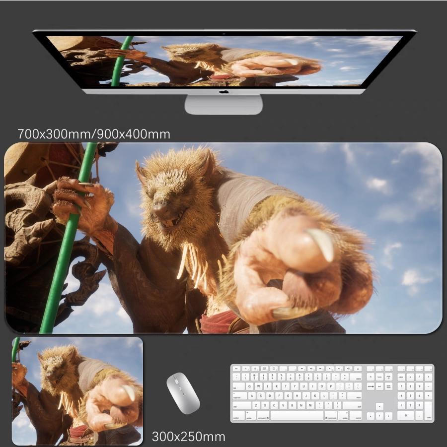 Gamelife  Black Myth: Wukong Anime Mouse Pad-Contains 15 items