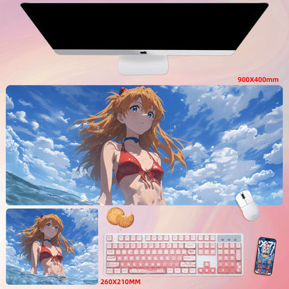 Gamelife Swimsuit Asuka Anime Mouse Pad-Contains 15 items