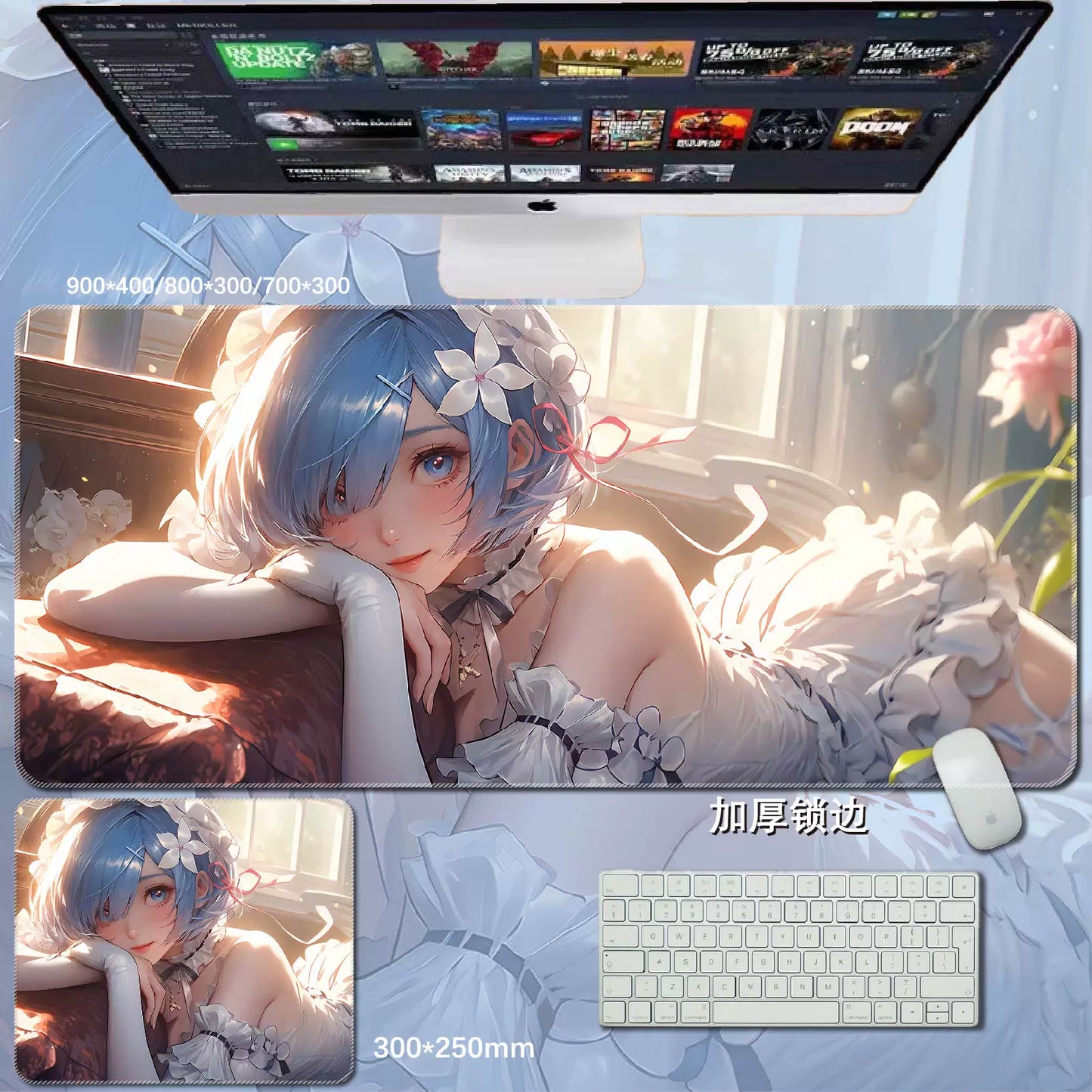 Gamelife  Anime Girl Mouse Pad-Contains 15 items