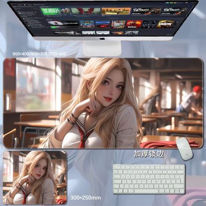 Gamelife  Anime Girl Mouse Pad-Contains 15 items