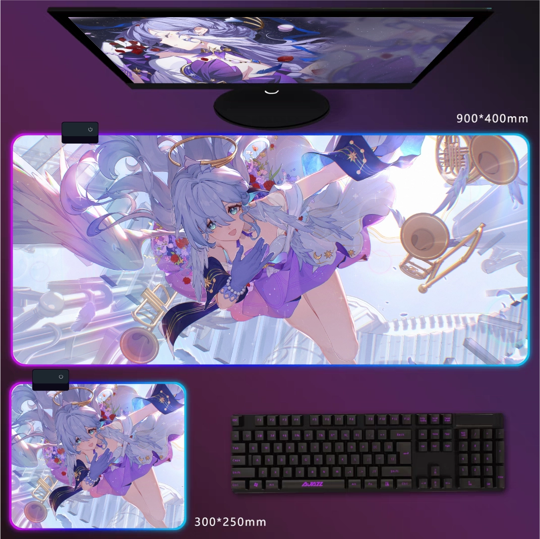 Gamelife  Genshin Impact girl Anime Mouse Pad-Contains 15 items