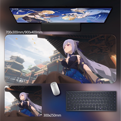 Gamelife  Genshin Keqing Anime Mouse Pad-Contains 15 items