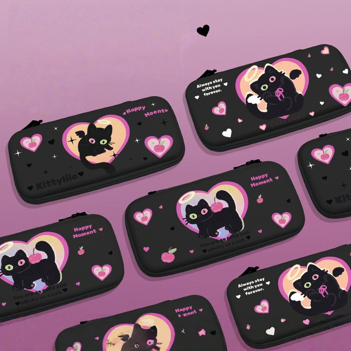 Gamelife Loving Cat Carrying Case-For NS2、NS1、Oled、Lite