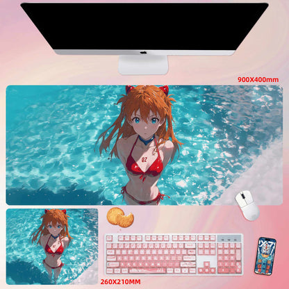 Gamelife Swimsuit Asuka Anime Mouse Pad-Contains 15 items