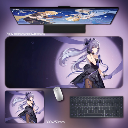 Gamelife  Genshin Keqing Anime Mouse Pad-Contains 15 items