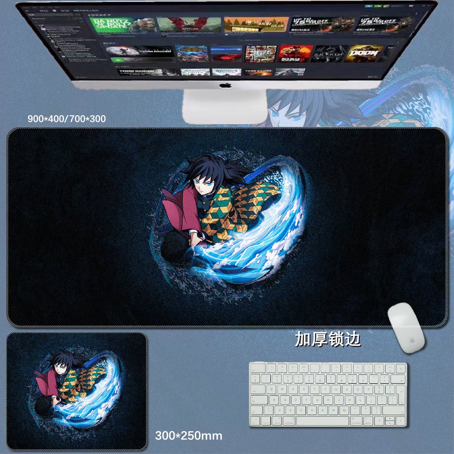Gamelife  Demon Slayer Anime Mouse Pad-Contains 15 items