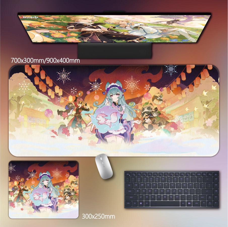 Gamelife  Genshin Impact beauties Anime Mouse Pad-Contains 15 items